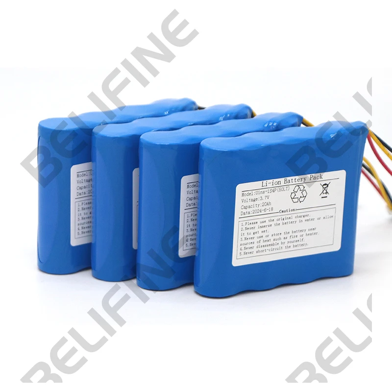 1S4P Lithium Battery Energy Storage 3.7v 20Ah Lithium Battery 21700 Battery Packs 20Ah High Rate Light Electric System