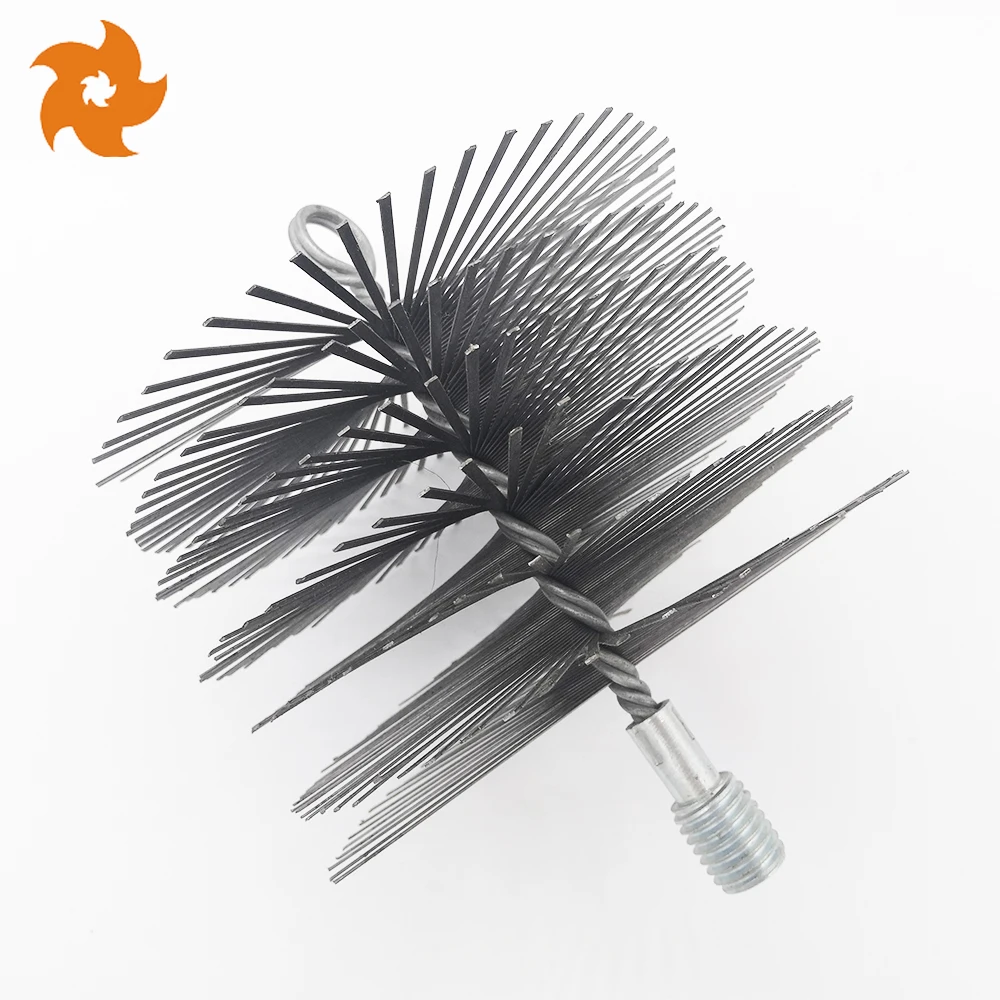 Прочное Оборудование для чистки дымохода цилиндрического типа 150 мм щетки из стальной проволоки