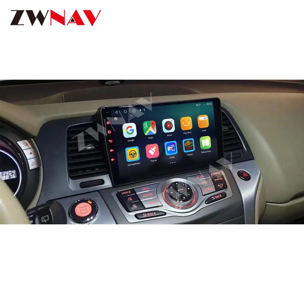 Android 10 0 6 + 128 ГБ Автомобильный DVD GPS экран для Nissan Murano Z51 2010-2014 автомобильное Стерео Радио мультимедийный плеер головное