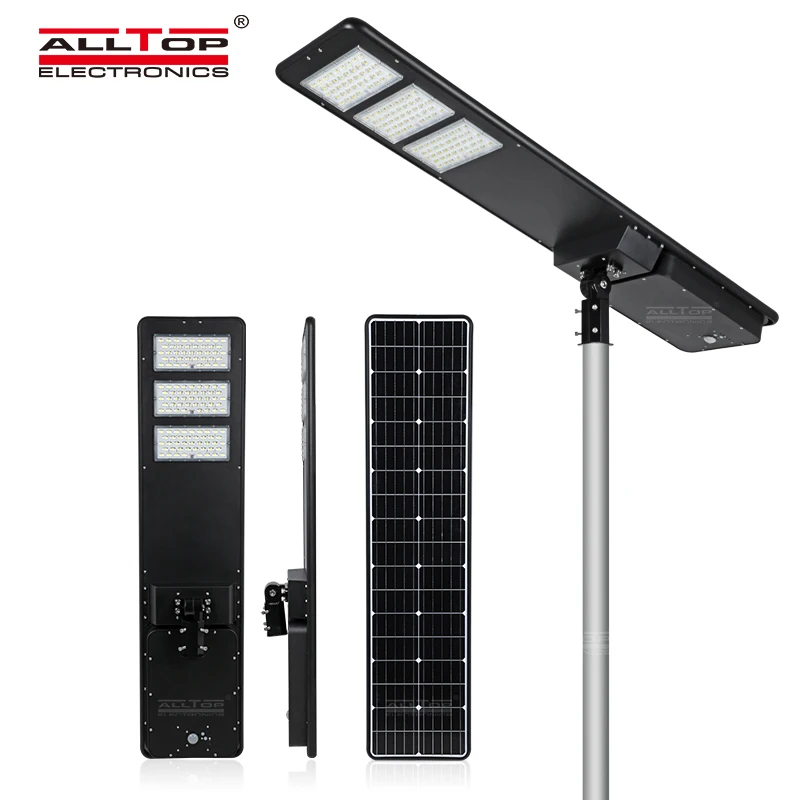 ALLTOP High Power SMD Black IP65 Waterproof 300w Highway Road Outdoor Solar LED Street Lights