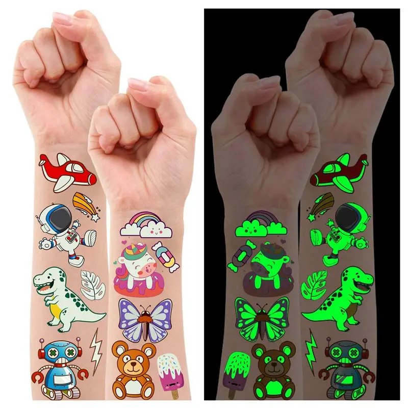 Luminous temporary tattoo laser water slide decal paper