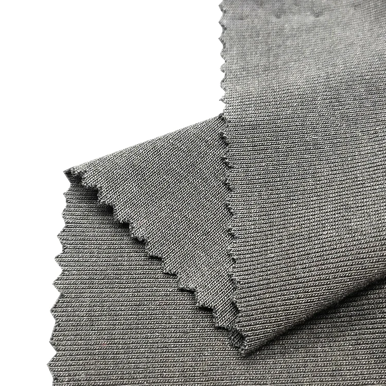 STS2042-NeChina Textile Factory Knitted Ribbed Anti-pilling Rib Knitting Fabrics for Clothing