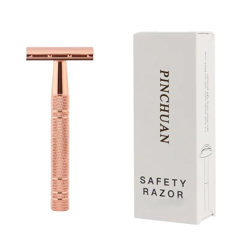 Безопасная бритва Регулируемый стиль двойной край цинковый сплав бритва для мужчин