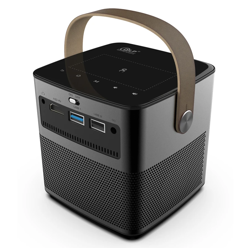 LSP Portable LED Android  Smart Mini DLP native 720P  support 4K Decoding and 3D Projector P12