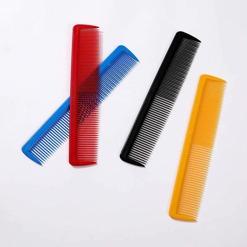 High Quality Plastic Comb Brush for Salon Designer Hair Comb Bamboo China Style Handle double tooth comb