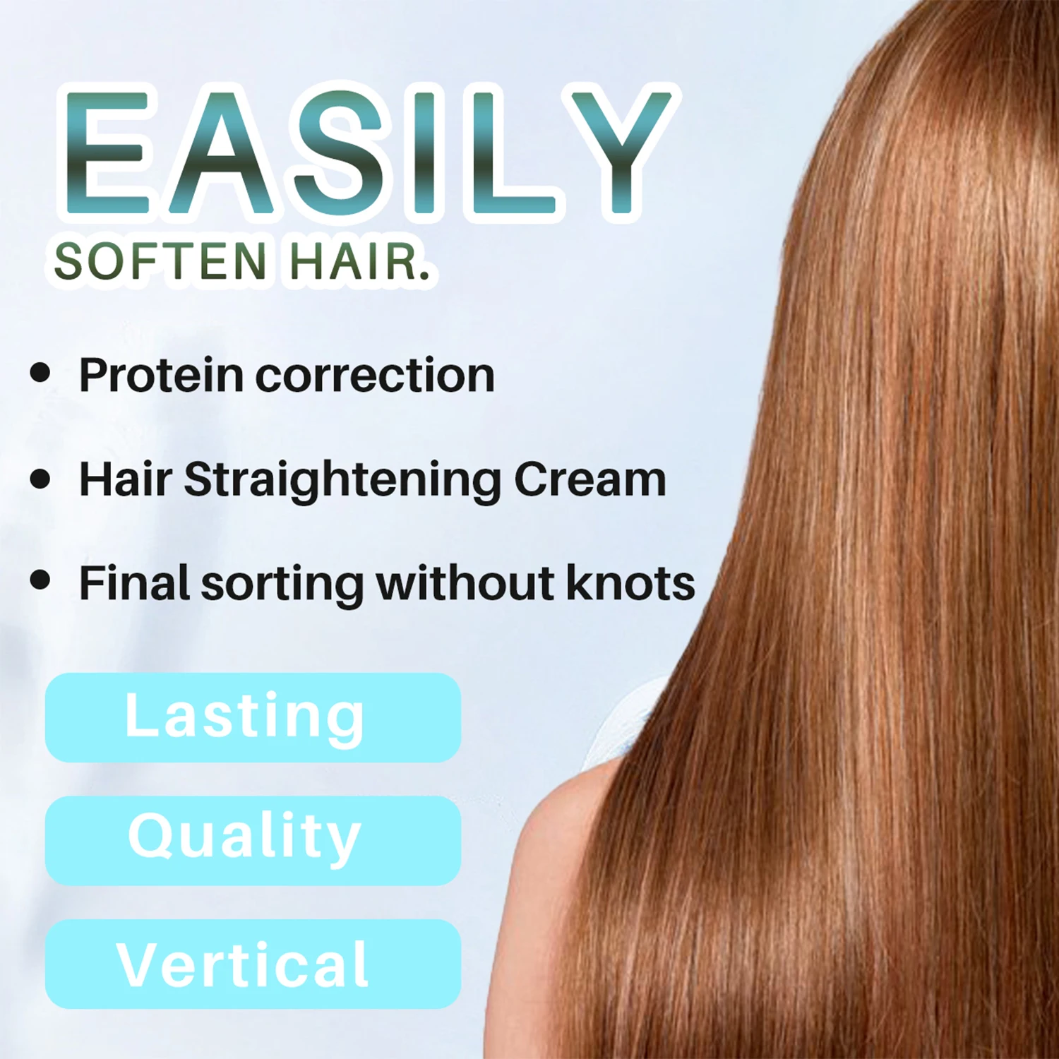 OEM Organic Hair Care Mask Smooth Moisturizing Repair Damaged Hair  Brazilian Keratin Treatment Straightening Hair Cream