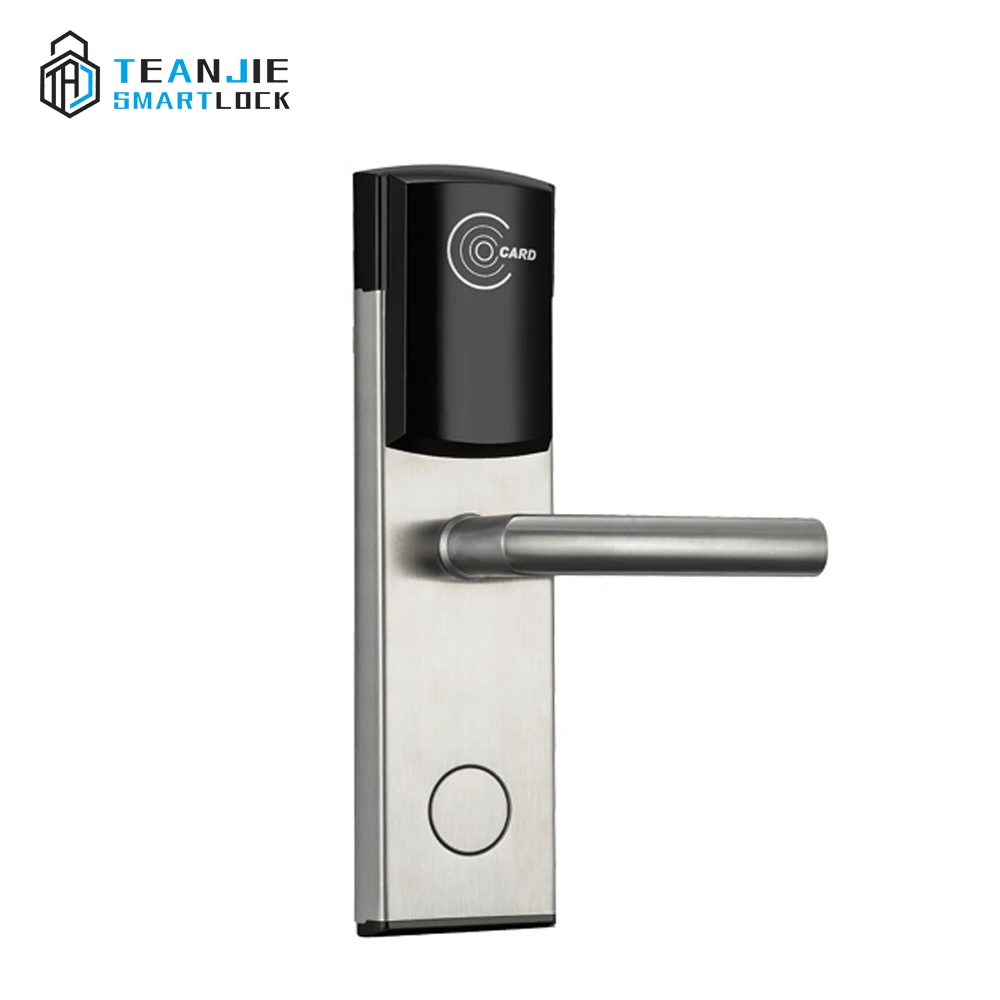 Euro Mortise Stainless Steel Electronic Intelligent RFID Hotel Door Lock System