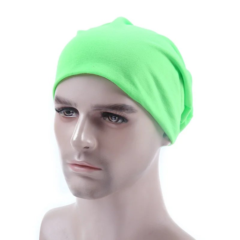 
2019 winter unisex hip-hop turban cap cotton slouch beanie hat 