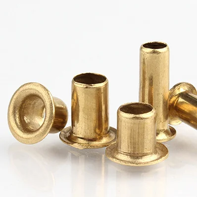 Din7340 brass hollow tubular rivets