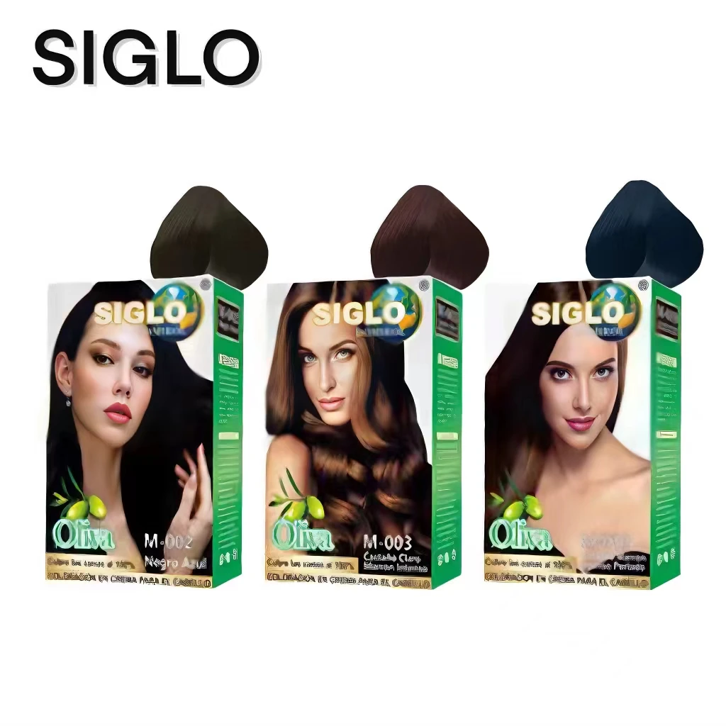 Italy Formula Salon Use Semi Permanent Non Allergic Hair Color Cream 100% Gray Coverage Hair Dye