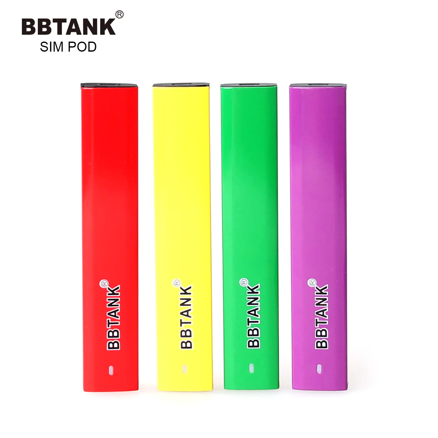 
BBTANK Sim Pod 1 ml 0.5 ml Empty Disposable vape pen pod 350 mah quick heating ceramic rosin vaporizer CBD oil 