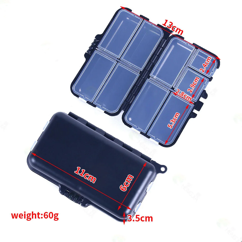 ZHUO RUN 12 Compartments  9 Compartments  sea fishing accessories box flip fishing gear storage fishing box