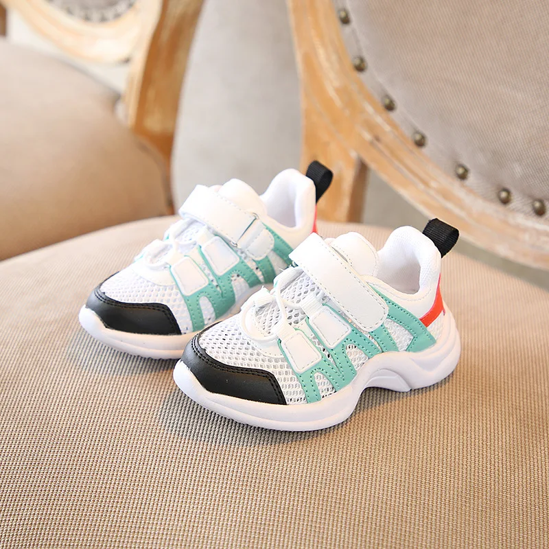 Baby Toddler Girls Boys Air Mesh Cut Out Breathable Sneakers Little Kid Sport Casual Trainers Children Lightweight Casual Shoes