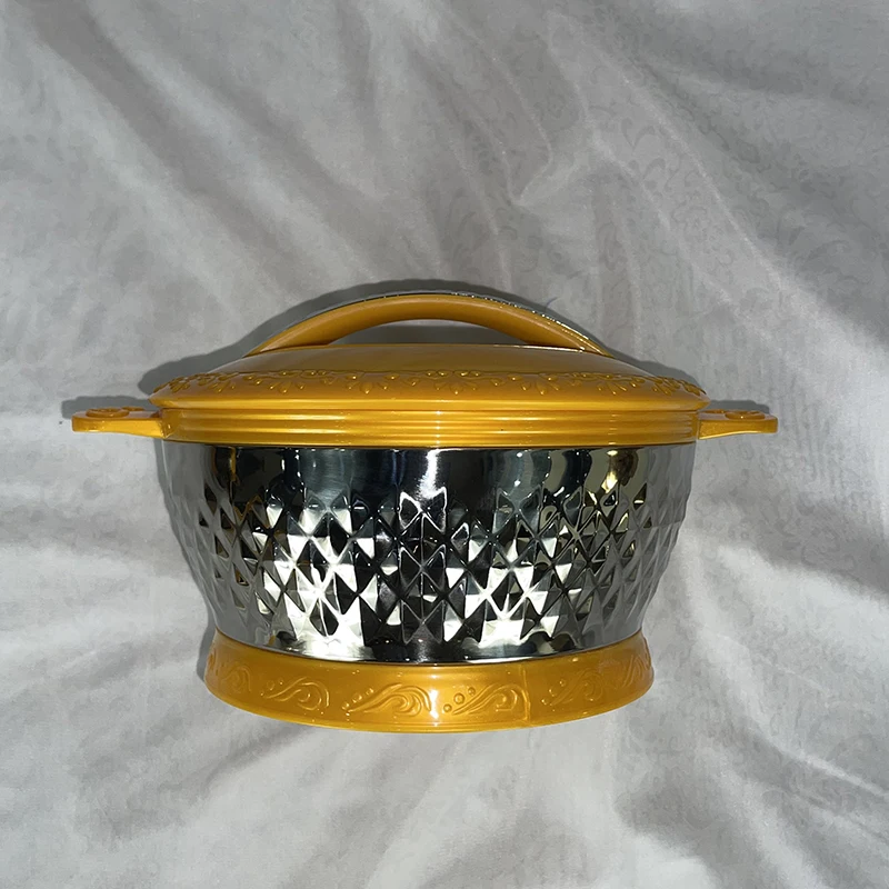 Insulated Hot Pot Casserole Double Wall Food Warmer Casserole Set Of 3 With Stainless Steel Handles