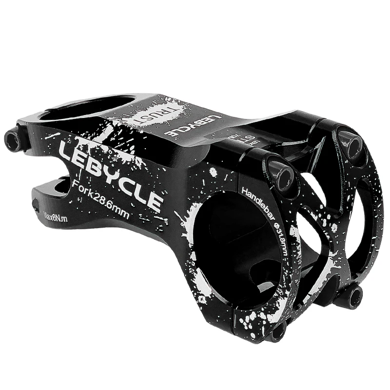 Lebycle MTB Road Bike Aheadest Stem 6061-T6 Alloy Ultralight Stem 31.8mm Handlebar 17 Degree 70MM Bike Stem