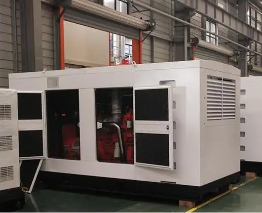  Low noise 150kVA electricity power 120kW silent natural gas generator powered by Cummns 6CTAA8.3-T