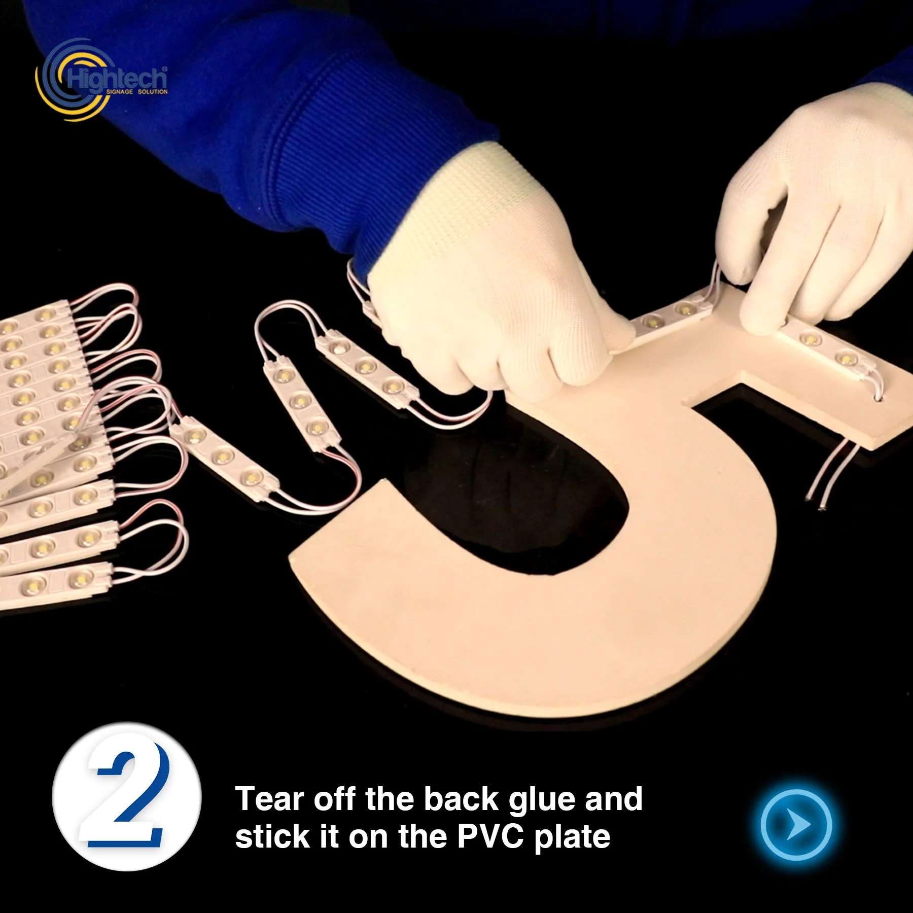 Hightech Waterproof 1.5w 6414 LED Module luminous letters led light source China manufacturer 2835 chips high brightness