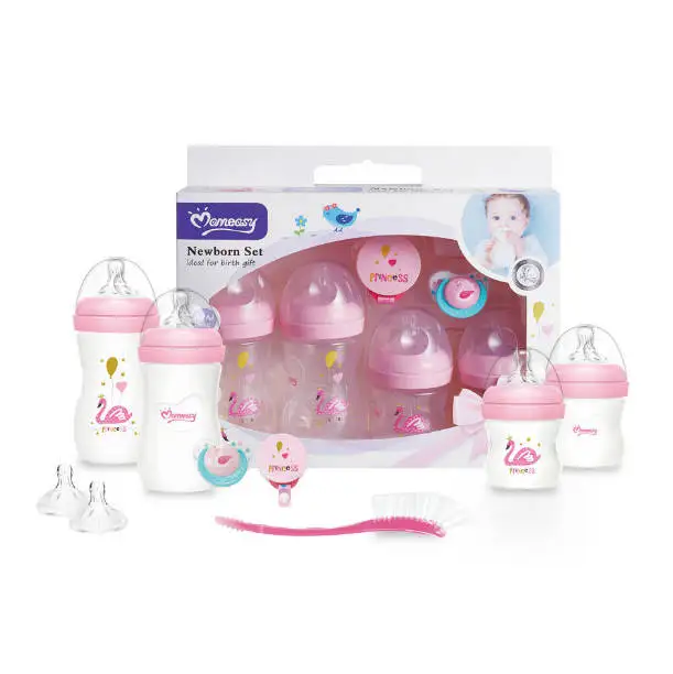 TOP quality baby bottle set safe BPA Free newborn baby pp feeding stuff Wholesale 7PK baby feeding bottle set