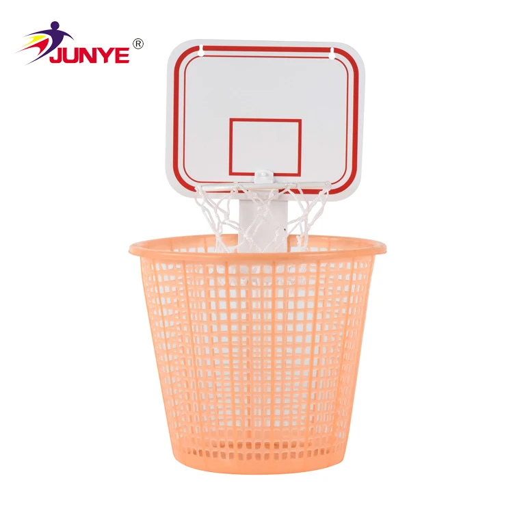 Wholesale high portable promotional mini basketball hoop with clip can be used trash can