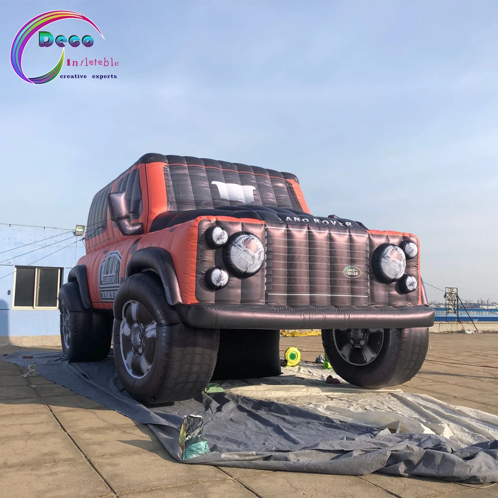 Гигантская наружная реклама надувной трактор jeep