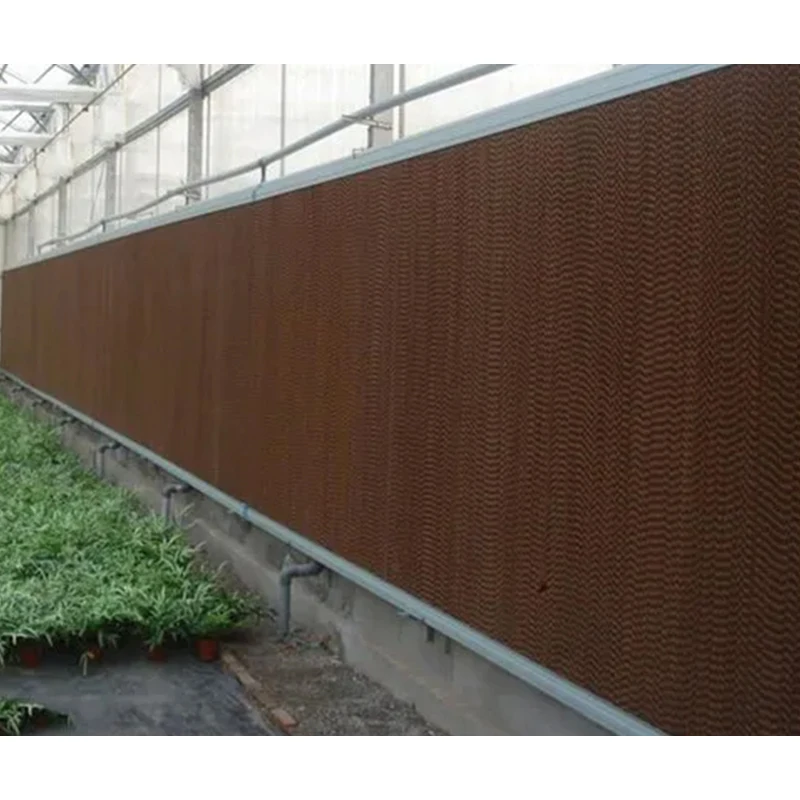 Заводская стоимость сотовая испарительная охлаждающая подставка для зеленого дома испарительная система охлаждения для тепличной птицефабрики