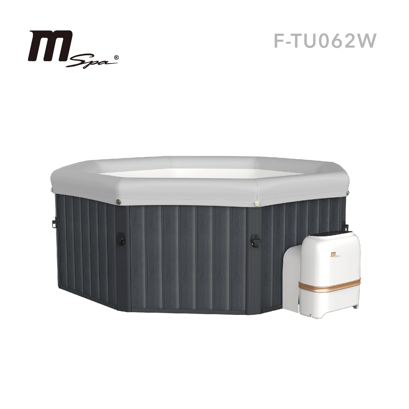 MSPA FRAME F-TU062W Tuscany  Bubble Spa (6 Bathers), Portable Whirlpool, Hot Tub
