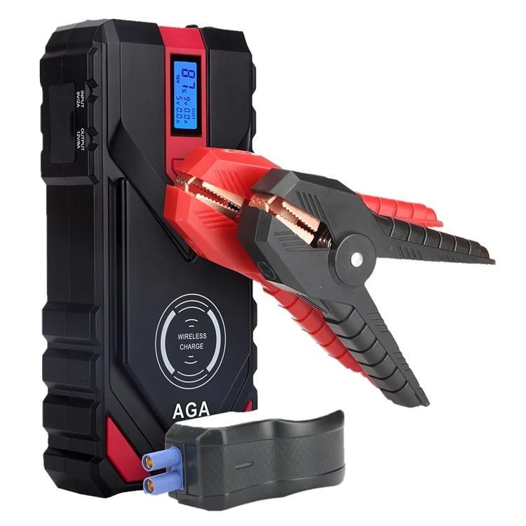  2USB Портативное аварийное автомобильное пусковое устройство Аккумулятор 12 В с