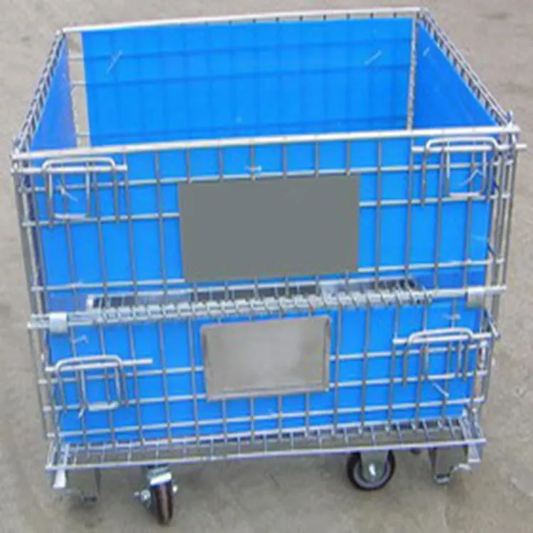 Euro Wire Mesh Storage Pallet Reptile Cage Used Shipping Logistic With Plastic  Bezel