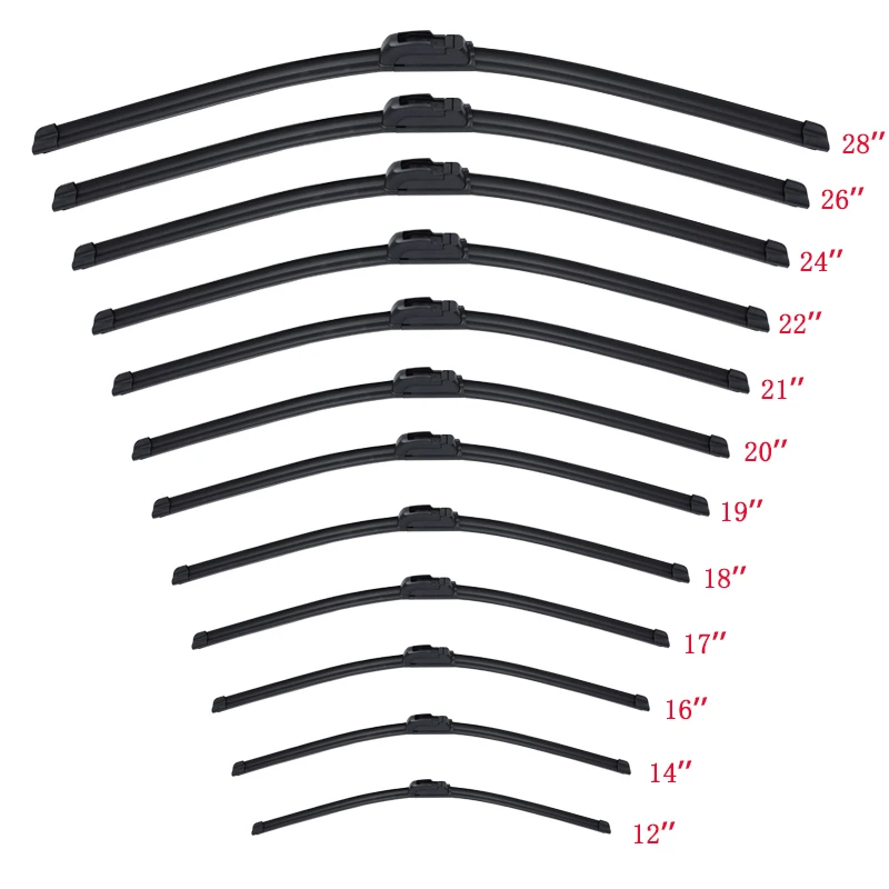 High Quality 1000mm Front Windscreen Wiper Blade for Factory Bus Spare Parts Rubber Material Yutong Higer Kinglong