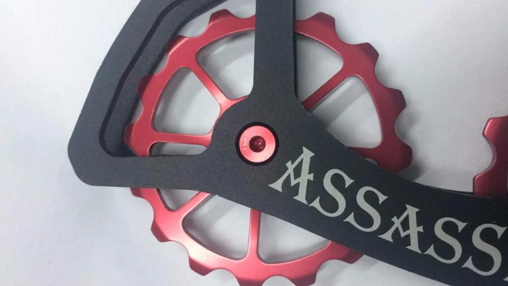 ASSASSIN Bicycle caRear Derailleur Pulleys Wheel 16T-16T Bike Jockey Wheel For Shimano 6800 6870 9000 9070 Bicycle Parts Ultegra