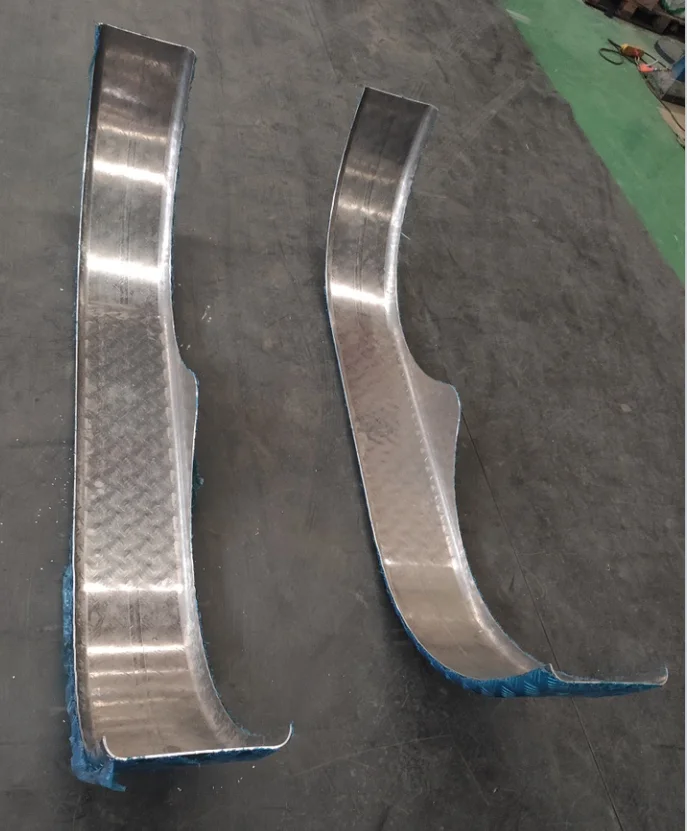 72x9 Smooth Aluminum Tandem-Axle Teardrop Trailer Fender