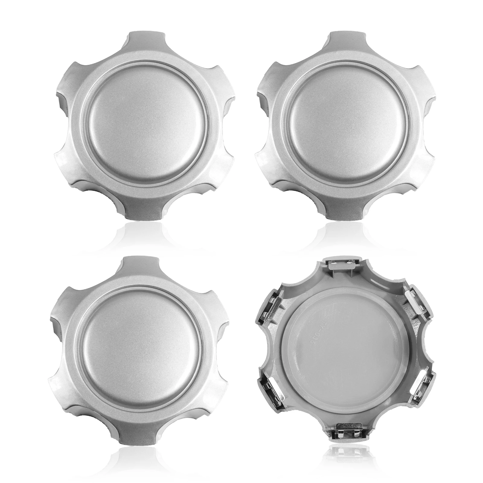 Custom 136mm ABS Plastic Silver Car Exterior Wheel Cover Protective Accessories Wheel Center Hub Caps For Tacoma 4Runner Model