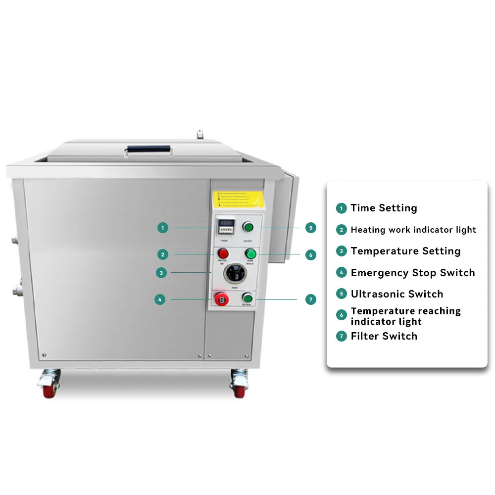 540L Ultrasonic Cleaner With Filter System Industrial Ultrasonic Washer Cleaning Machine For DPF Engine Block Car Parts Hardware