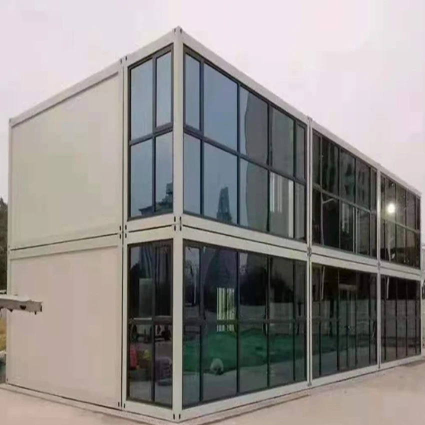 Factory Prices Fully Assembled Modular Double Bedroom Prefab House Sale Custom Customized PVC Box Wall  Container House