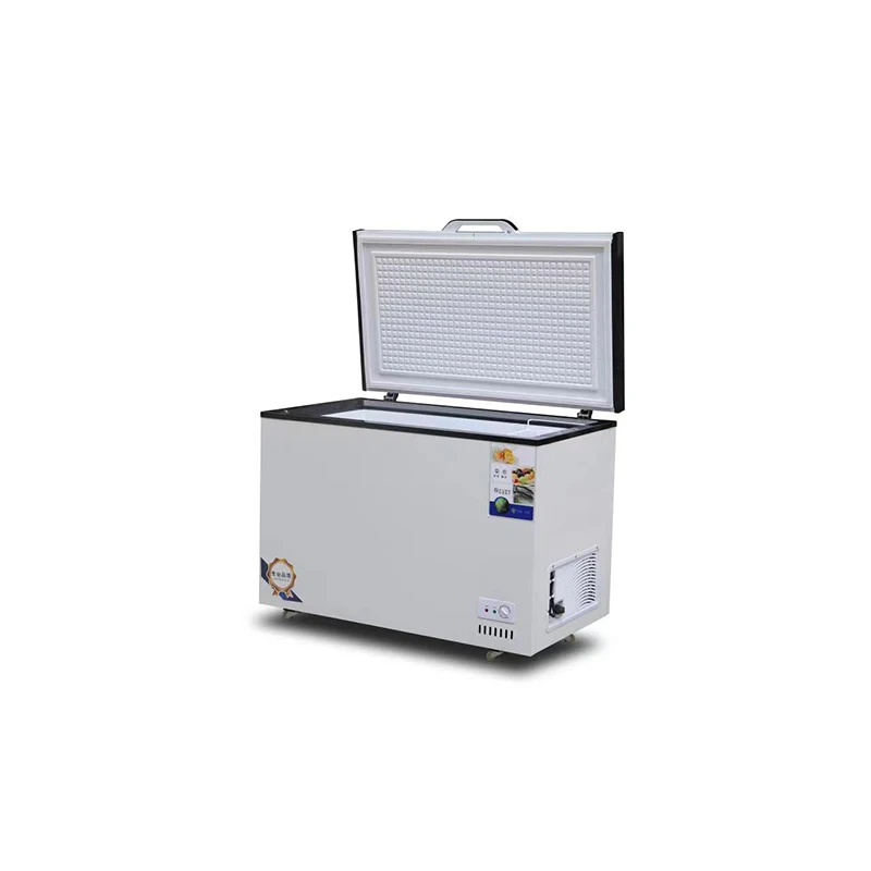 Hot Sale Commercial 160l Single Open Door Deep Fridge Supermarket Ice Cream Food Chest Freezer