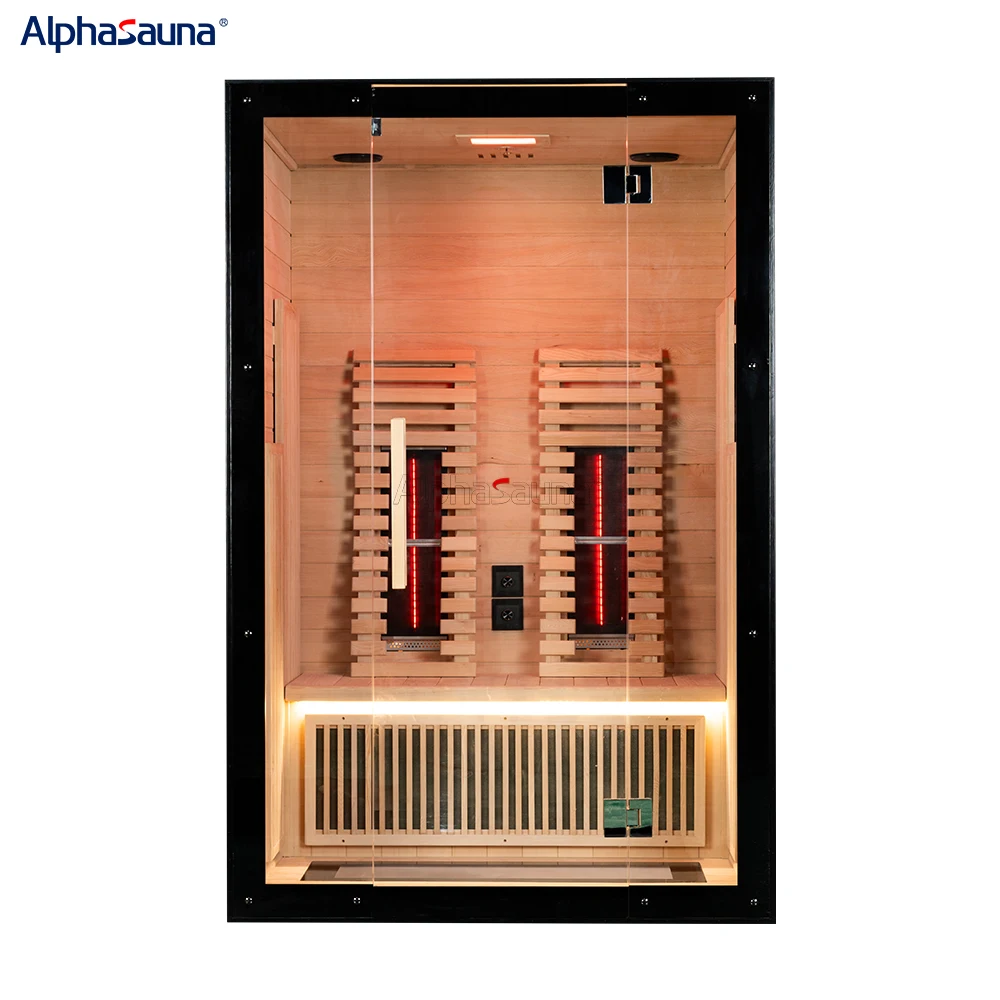 Indoor 2 Person Luxury Full Spectrum Infrared Sauna Portatil Personal for Spa Home Wholesaler