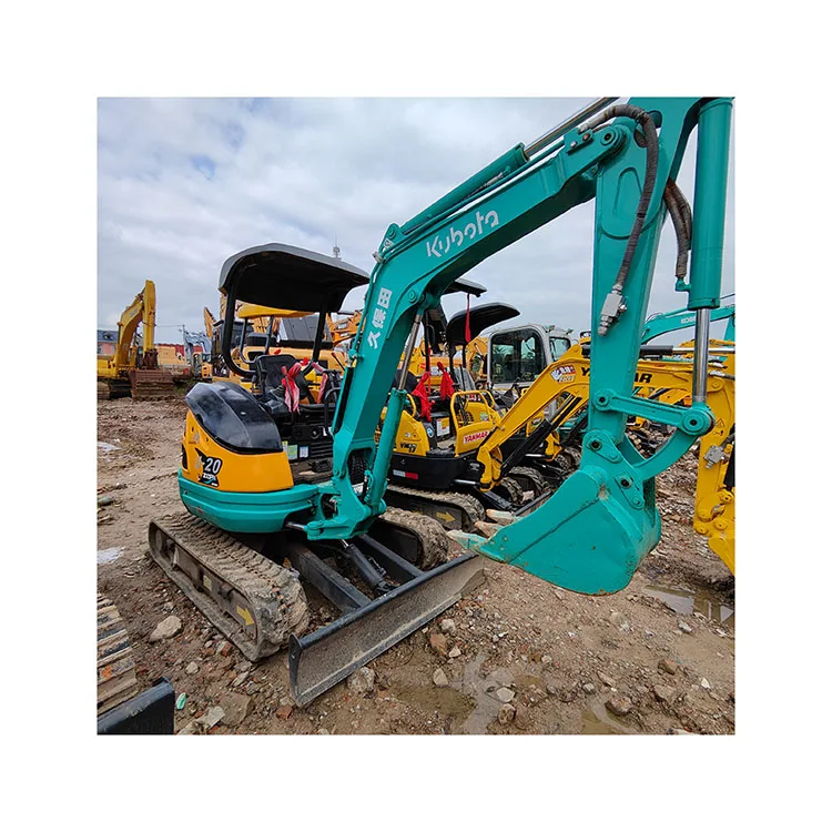 Kubota U20S U20 Used Mini Excavator Second-hand Micro Excavator 2 tons Small Digger Machinery with Dozer Blade for Sale