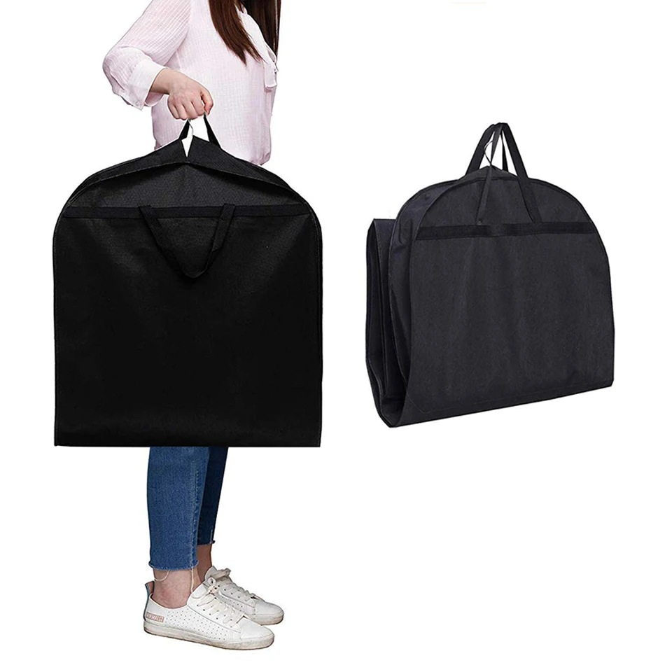 High-grade durable polyester non-woven custom logo suit dust-proof Luxury garment  bag