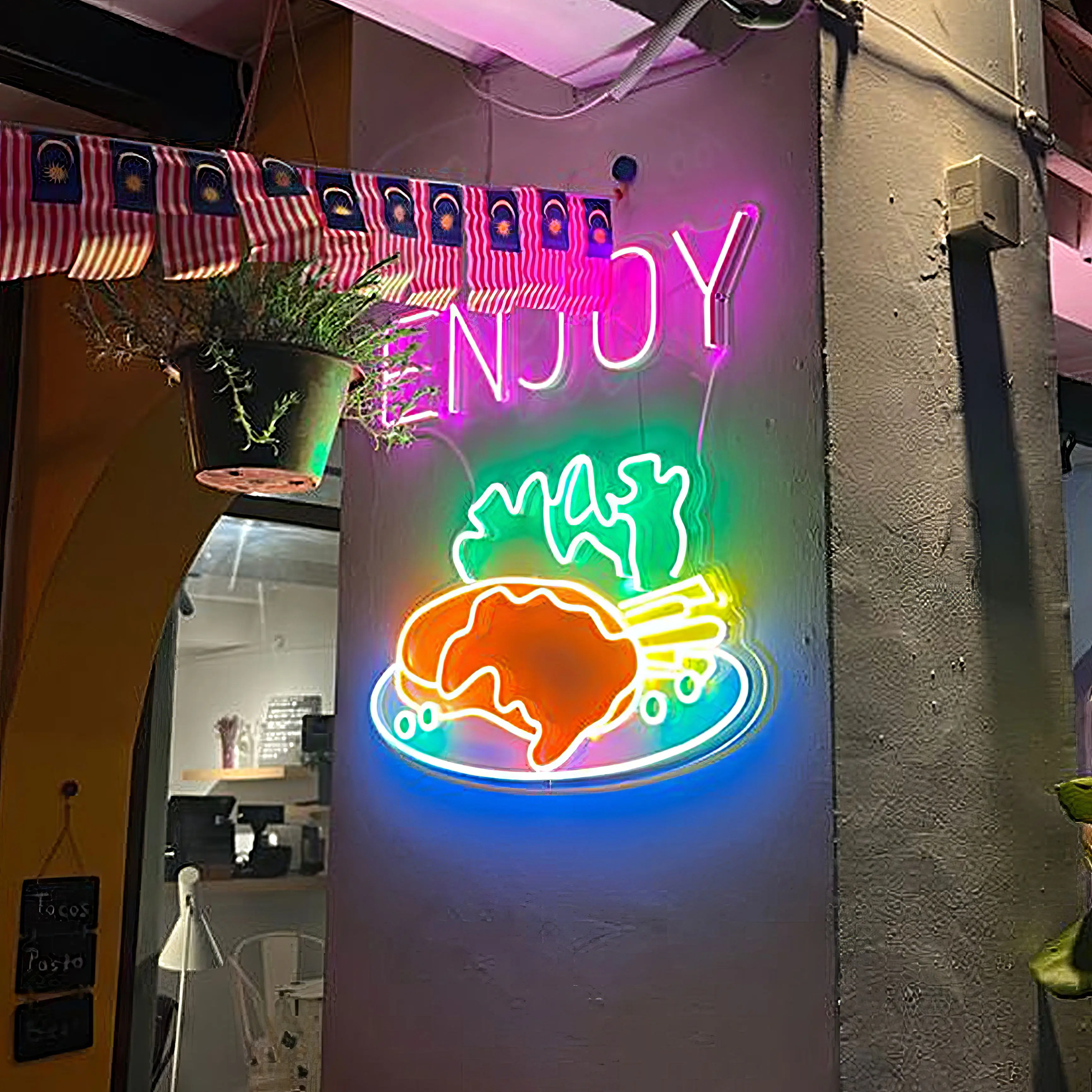 Happy birthday  led Custom neon flex sign Favourite Anime Custom Neon Signs lights for Wall