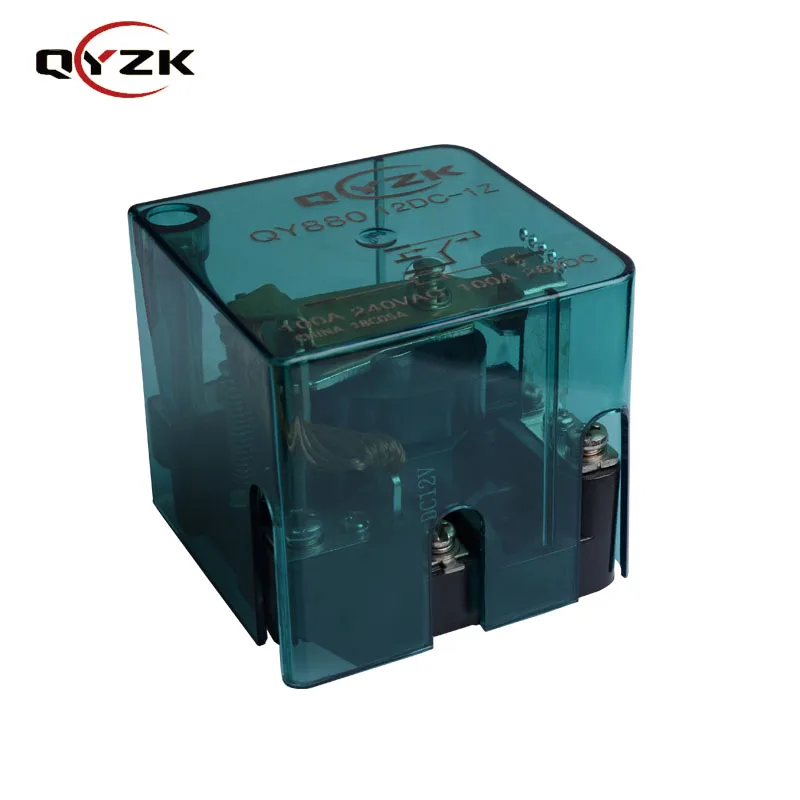 QYZK load 100a coil 12vdc 24v SPDT high power JQX-62F JQX-62F-2Z electromagnetic intermediate relay