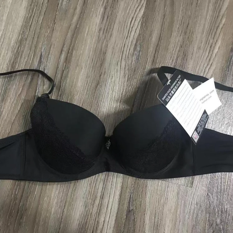Luxury daily half lace with pendant lift gathered bra