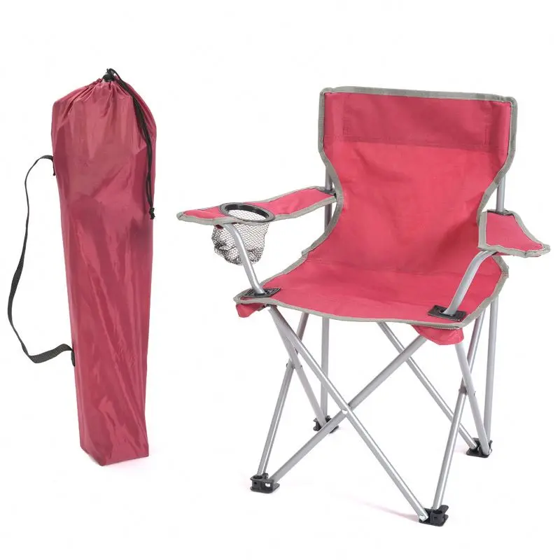 Outdoor Folding Oxford Cloth Camping Chair Logo Custom Portable Beach Fishing Folding Camping Chair Wholesale