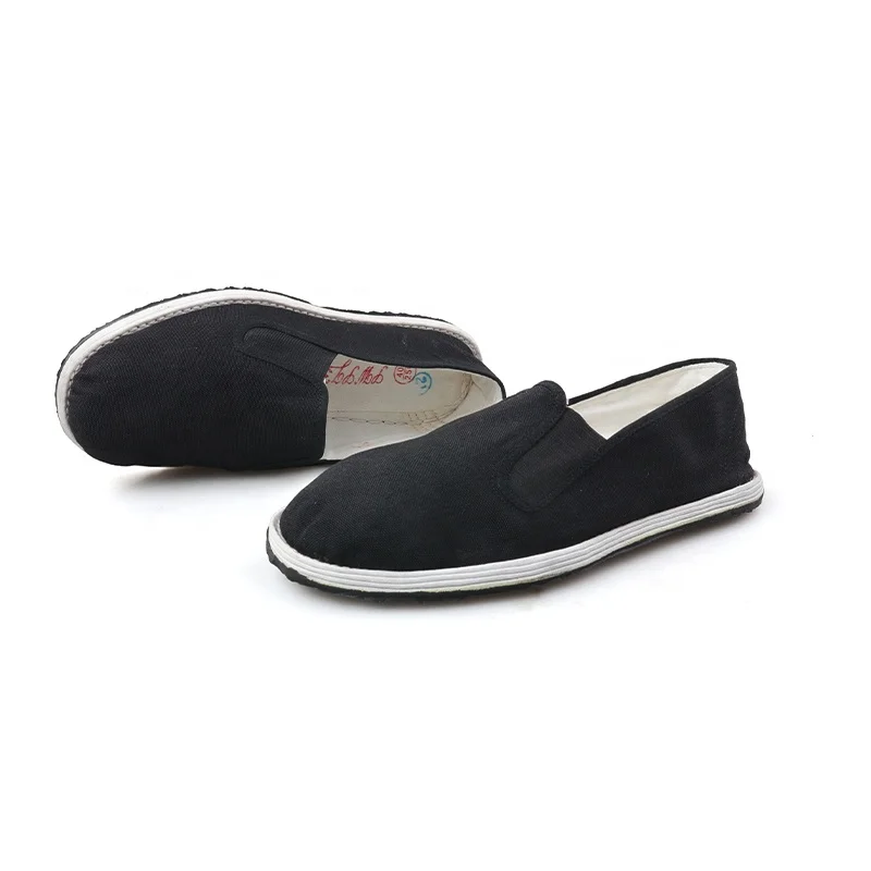 3539 Cheap China Kongfu Slip-On Casual Black Men Clothe Lightweight Casual Shoes For Walking Daily Driving Business