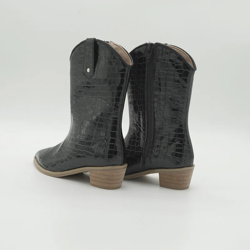 2024 Fall Winter New Fashion Kids Little Girl High Top Boots For Kids Girl