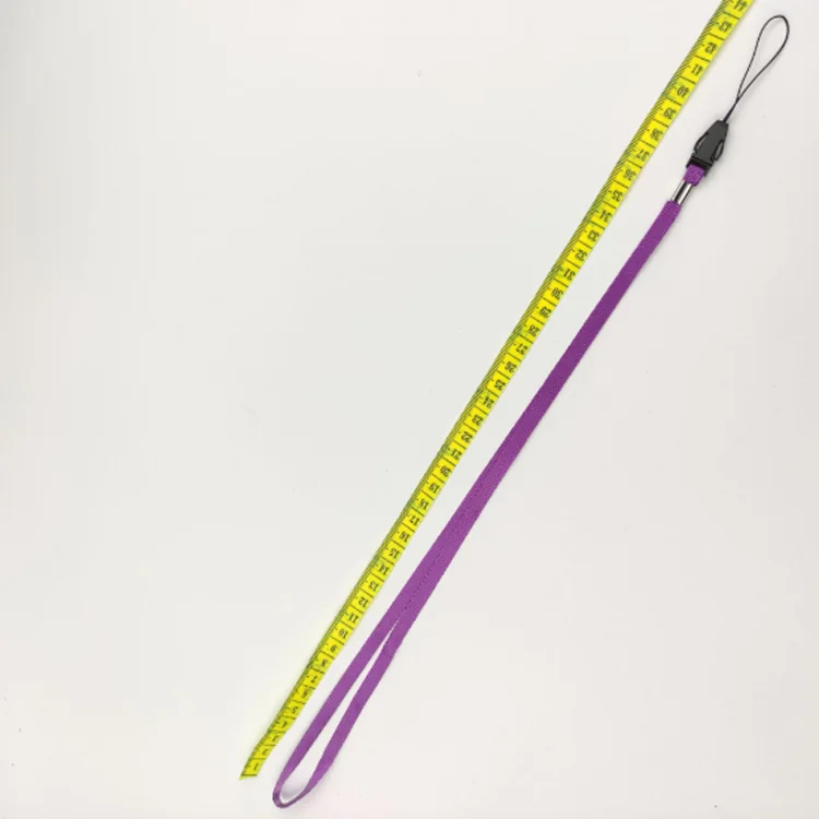 Wholesale Solid color aircraft buckle long neckline lanyard