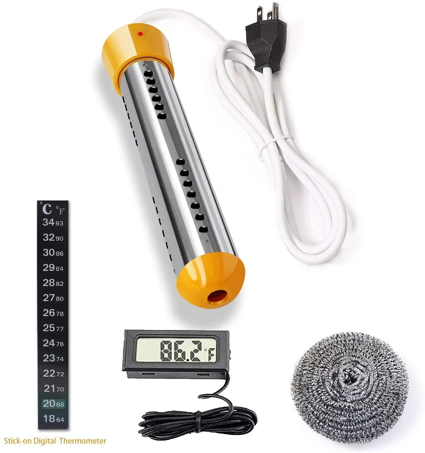 Нагреватель для ванной и бассейна, 1,5 м, 1500 Вт, 220 В