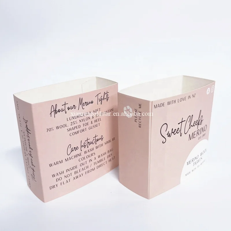 Cheaper kraft paper sleeve for food container brand name print paper sleeves for food packaging