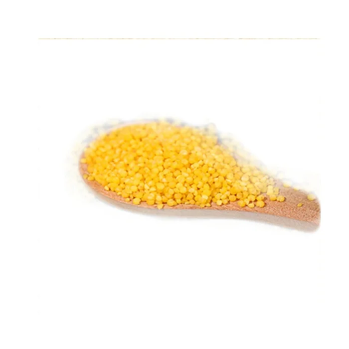 good taste the color is full and the grain is round and golden millet yellow millet importer of millet