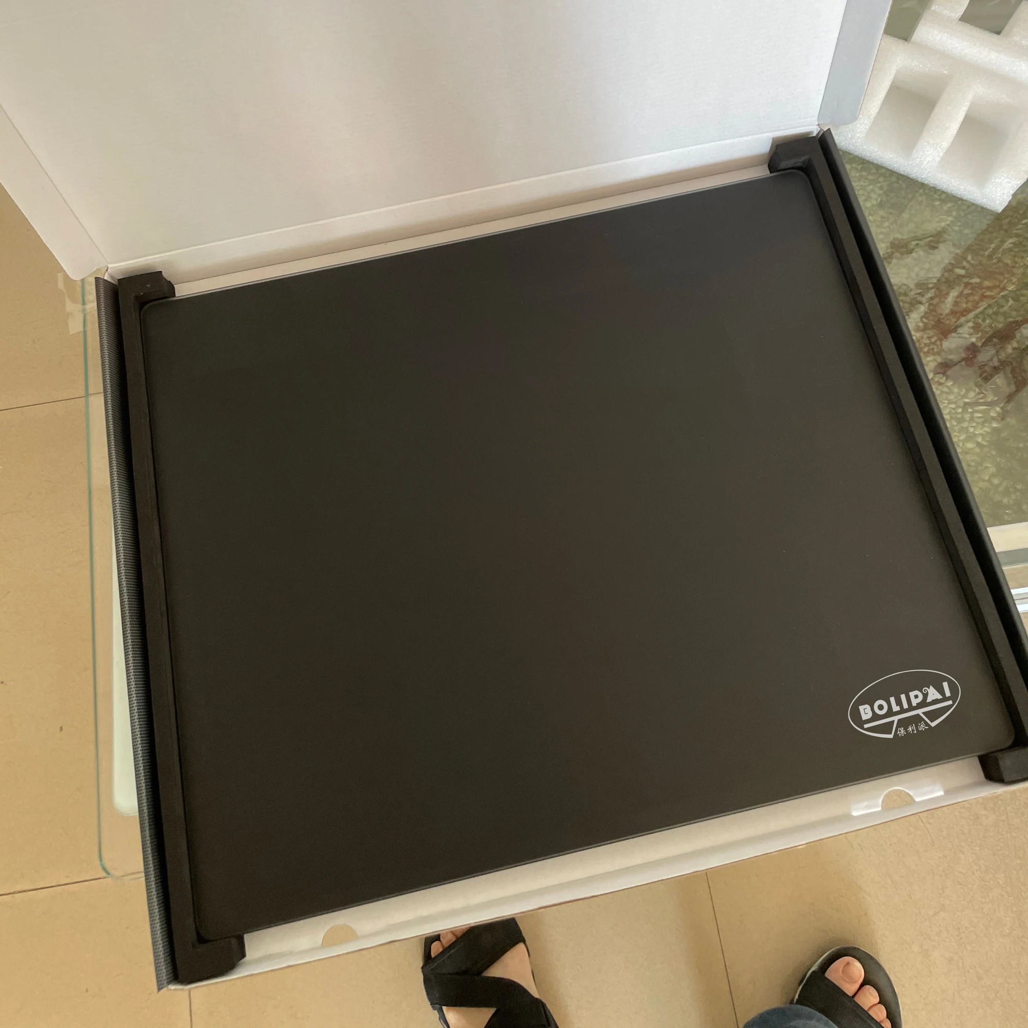 Custom big  glass mouse pad for game player