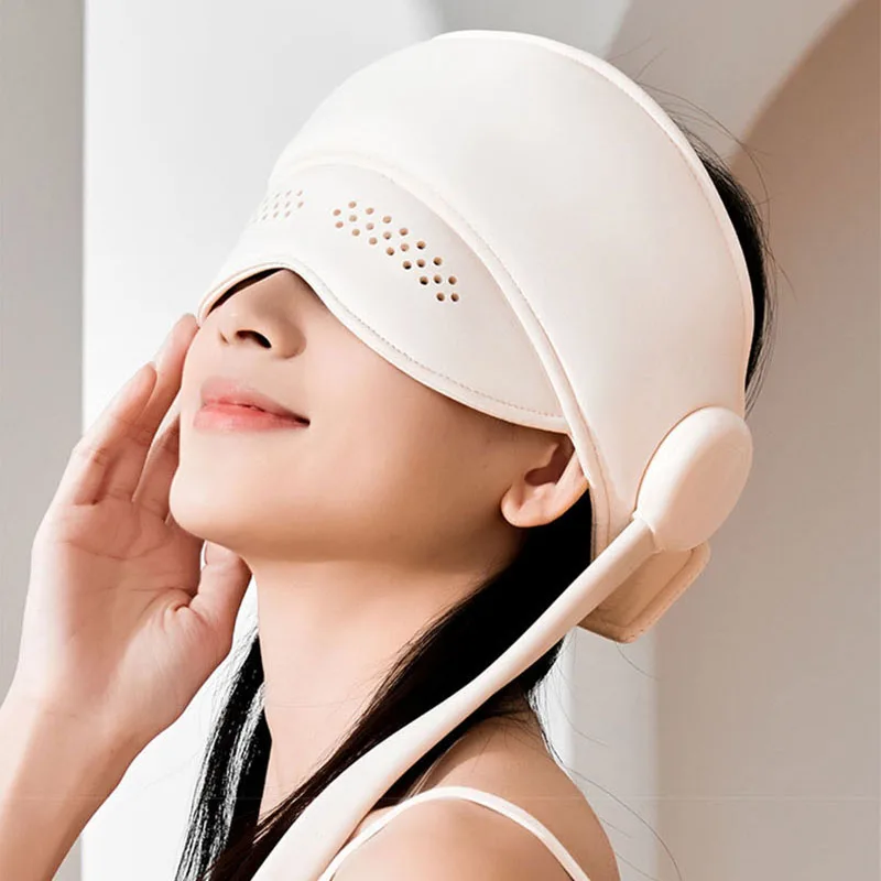 New Electric Automatic Smart Head Massager  Vibration Roller Eye Massager With Heat Compression